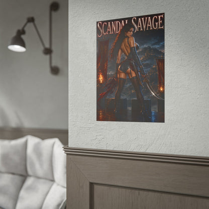 Scandal Savage Comic Poster Character Wall Art Collector Room Decor Art Print