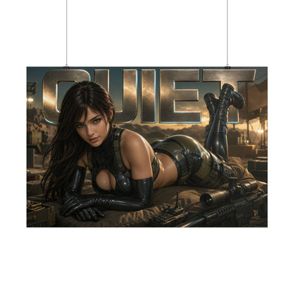 Quiet Metal Gear Poster Gaming Wall Art Gamer Room Decor Collectible Print