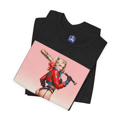 Harley Quinn T-Shirt | DC Comics Waifu-Shirt für Gamer &amp; Fans | Sexy Clown-Girl-Shirt