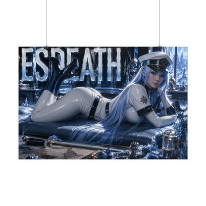 Esdeath Akame ga Kill Poster Anime Wall Art Bedroom Decor Collector Gift