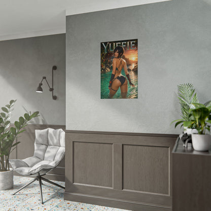 Yuffie Kisaragi Character Poster Gamer Gift Gaming Setup Wall Decor Print
