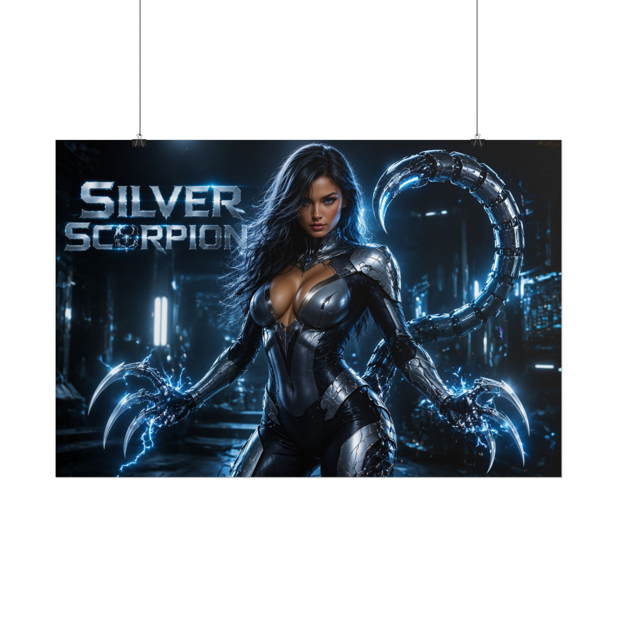 Silver Scorpion Comic Poster Character Wall Art Collector Room Decor Art Print