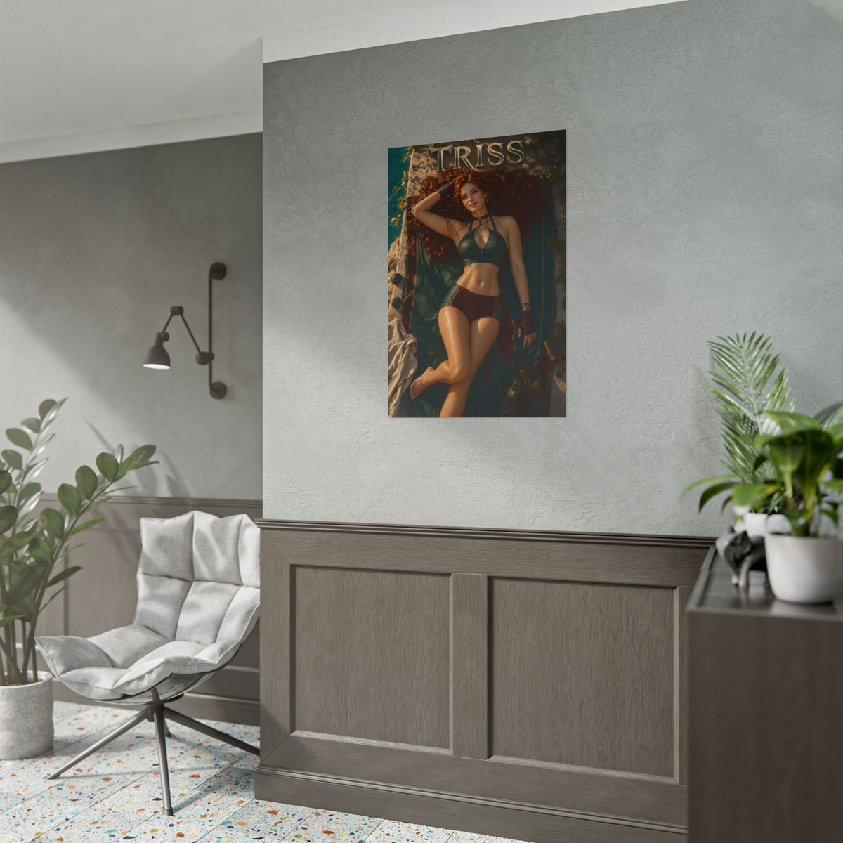 Triss Merigold The Witcher Wall Art Poster Fantasy Bedroom Decor Character Print