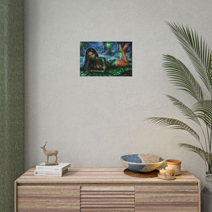 Jade Mortal Kombat Poster, Gaming Wall Art, Fantasy Print Decor