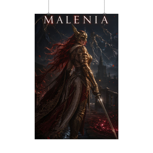 Elden Ring Malenia Gamer Room Decor Poster Character Wall Art