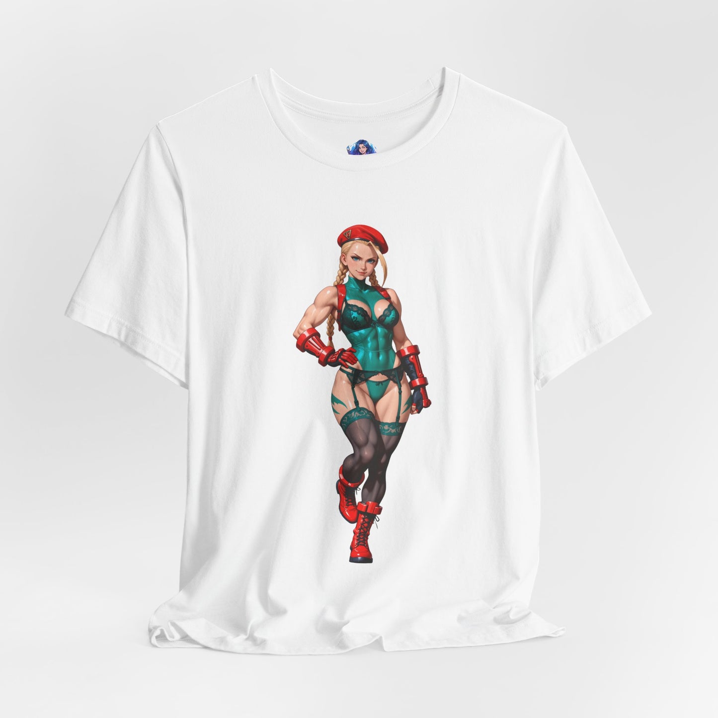 Cammy White T-Shirt | Street Fighter Grafik-T-Shirt für Gamer &amp; Anime-Fans | Waifu-Shirt