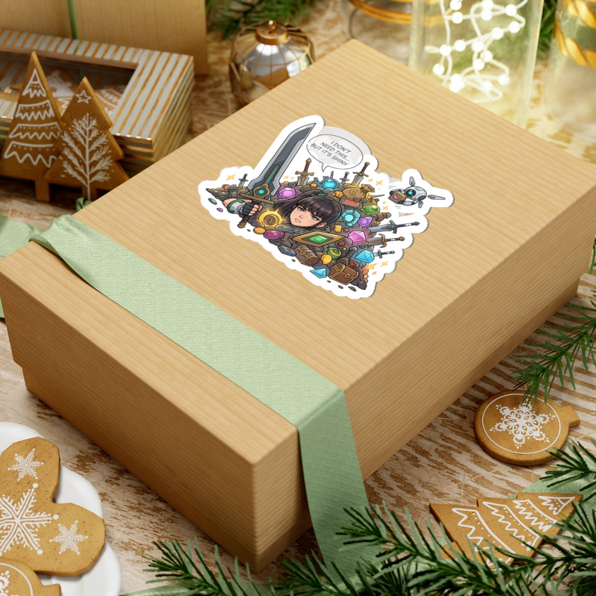 Наклейка Eve Stellar Blade – футуристична вінілова наклейка для ноутбуків, журналів та спорядження