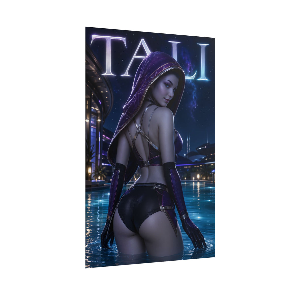 Gaming Wall Art Tali Mass Effect Poster Bedroom Game Room Decor Art Print