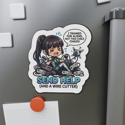 Eve Stellar Blade Magnet – Anime-Sci-Fi-Mädchen-Kühlschrankmagnet, futuristische Dekoration