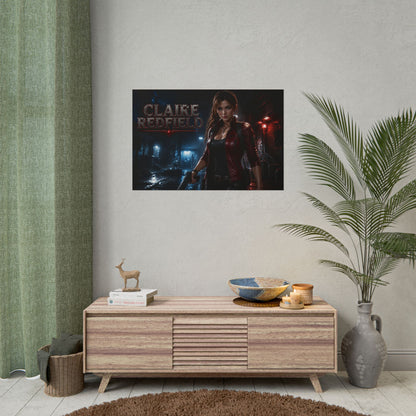 Claire Redfield Wall Art Poster PC Gaming Decor Bedroom Collector Print