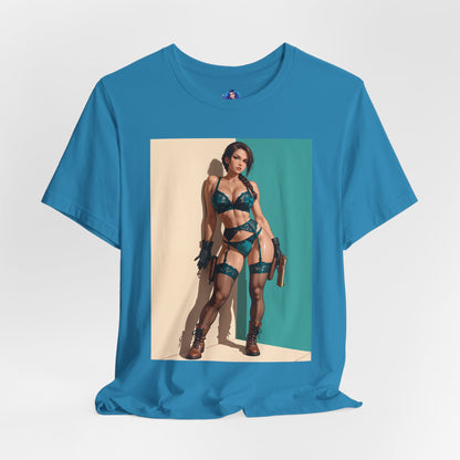 Lara Croft Shirt | Tomb Raider Anime-T-Shirt für Gamer &amp; Sammler | T-Shirt für starke Heldinnen