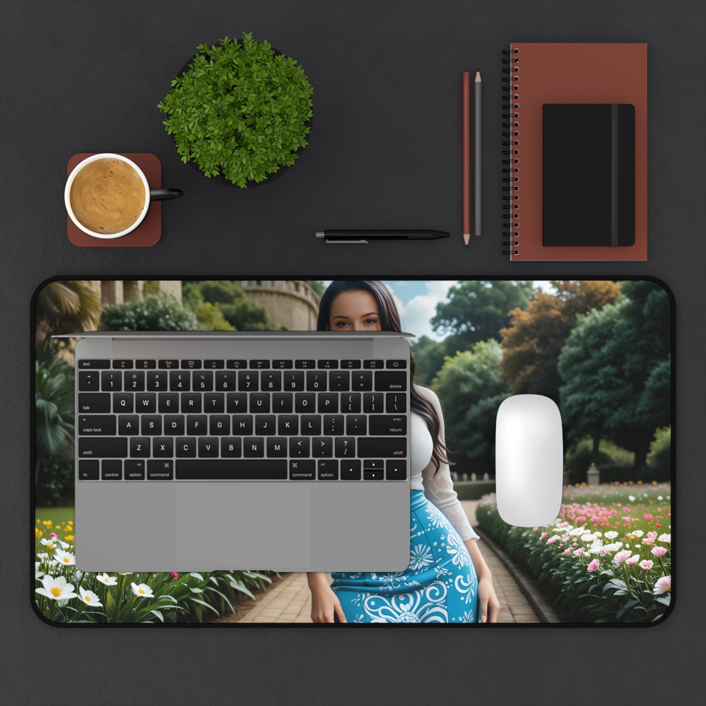 Boa Hancock Gaming-Mauspad, One Piece Schreibtischunterlage, Anime-Heldin Gaming-Setup