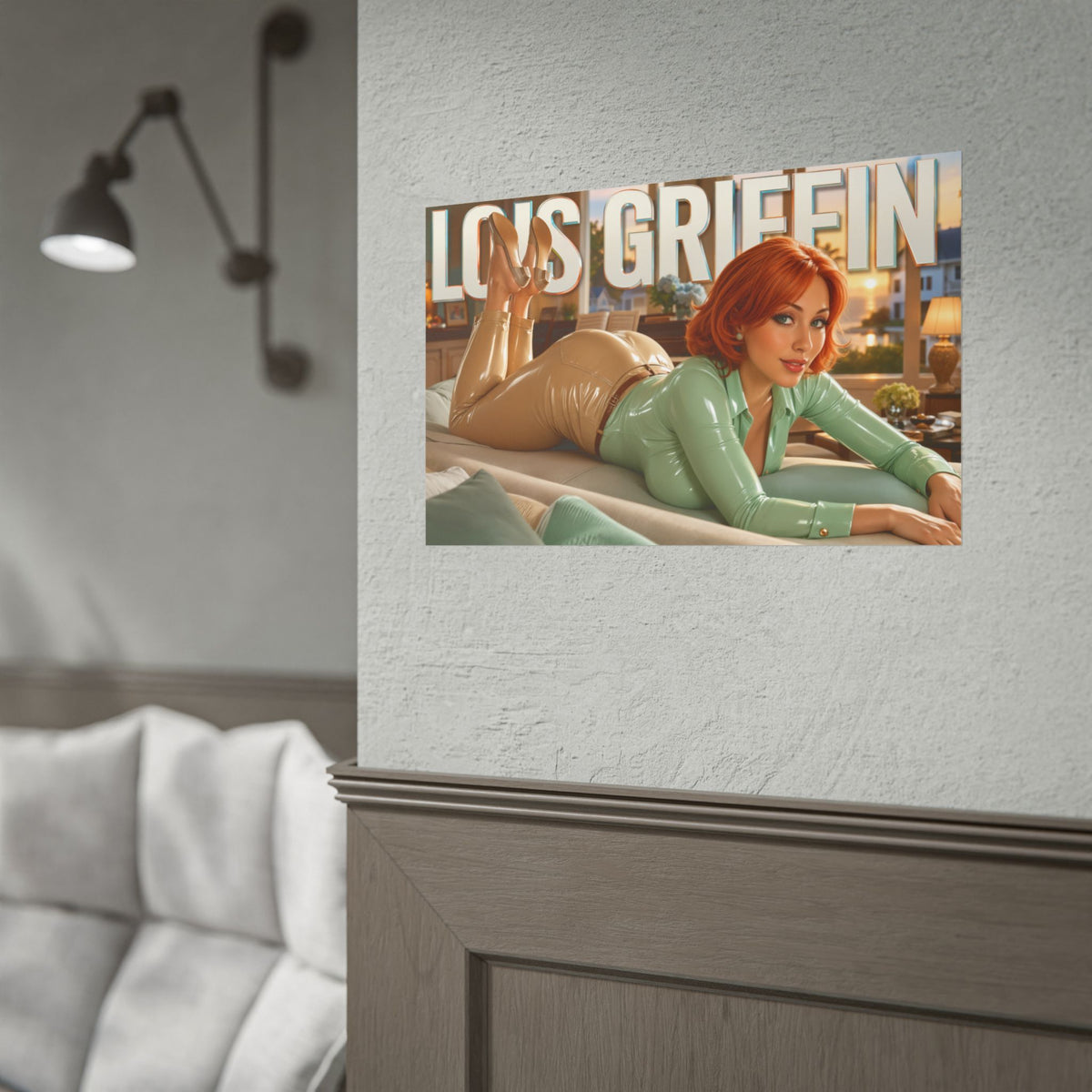 Lois Griffin Character Poster Family Guy Wall Decor Collectible Art Print