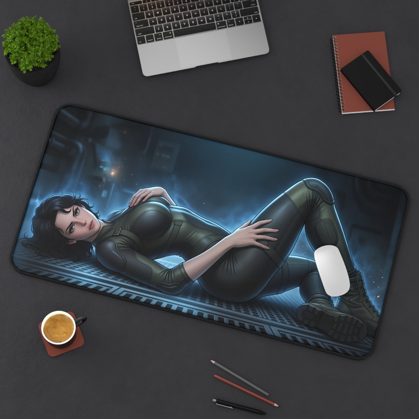 Alien Mouse Pad, Ellen Ripley Desk Mat, Gamer Room Decor