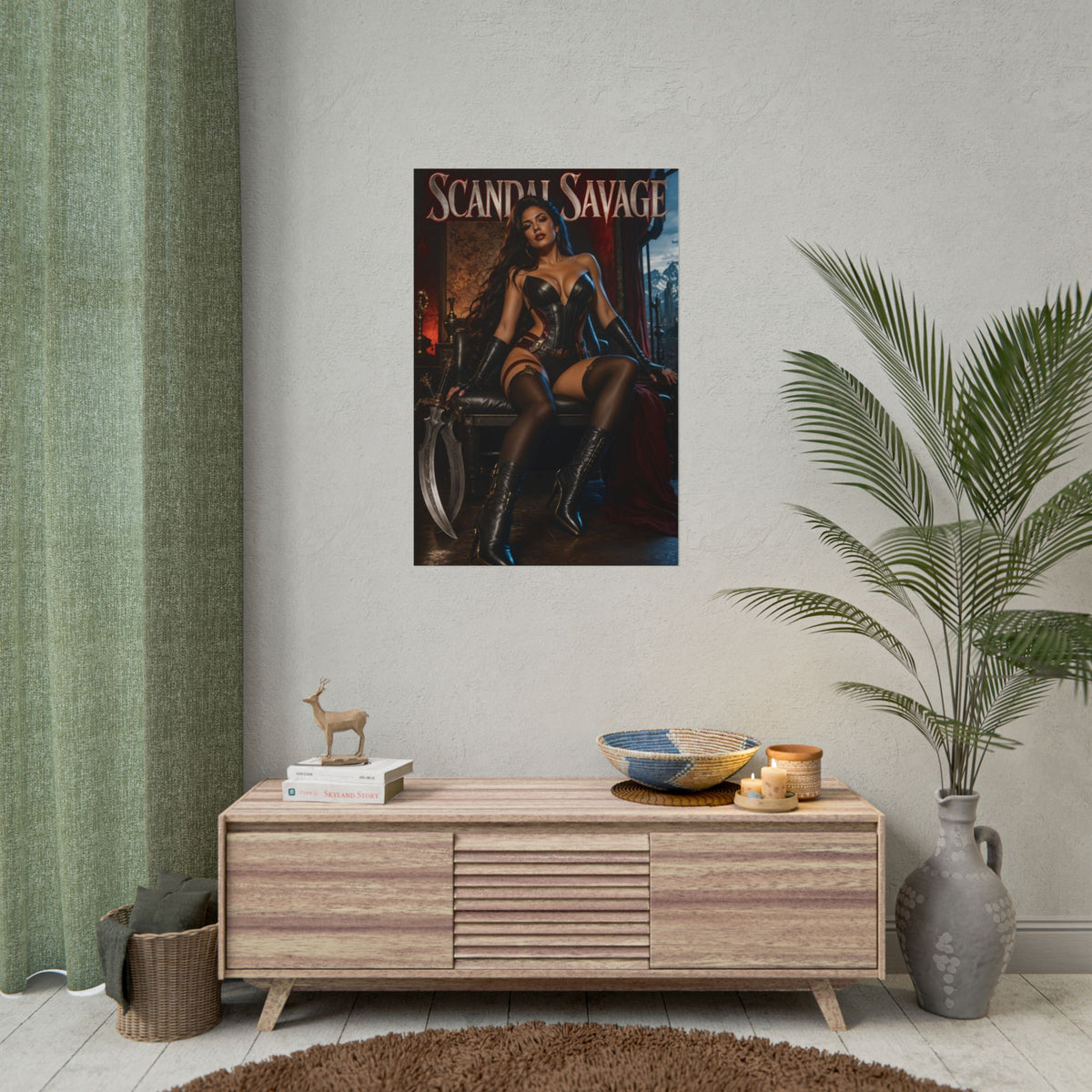 Scandal Savage Character Poster Comic Style Wall Decor Bedroom Collector Gift