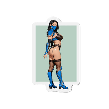 Магніт Kitana – магніт на холодильник із зображенням дівчини з аніме Mortal Kombat, декор із зображенням принцеси ніндзя