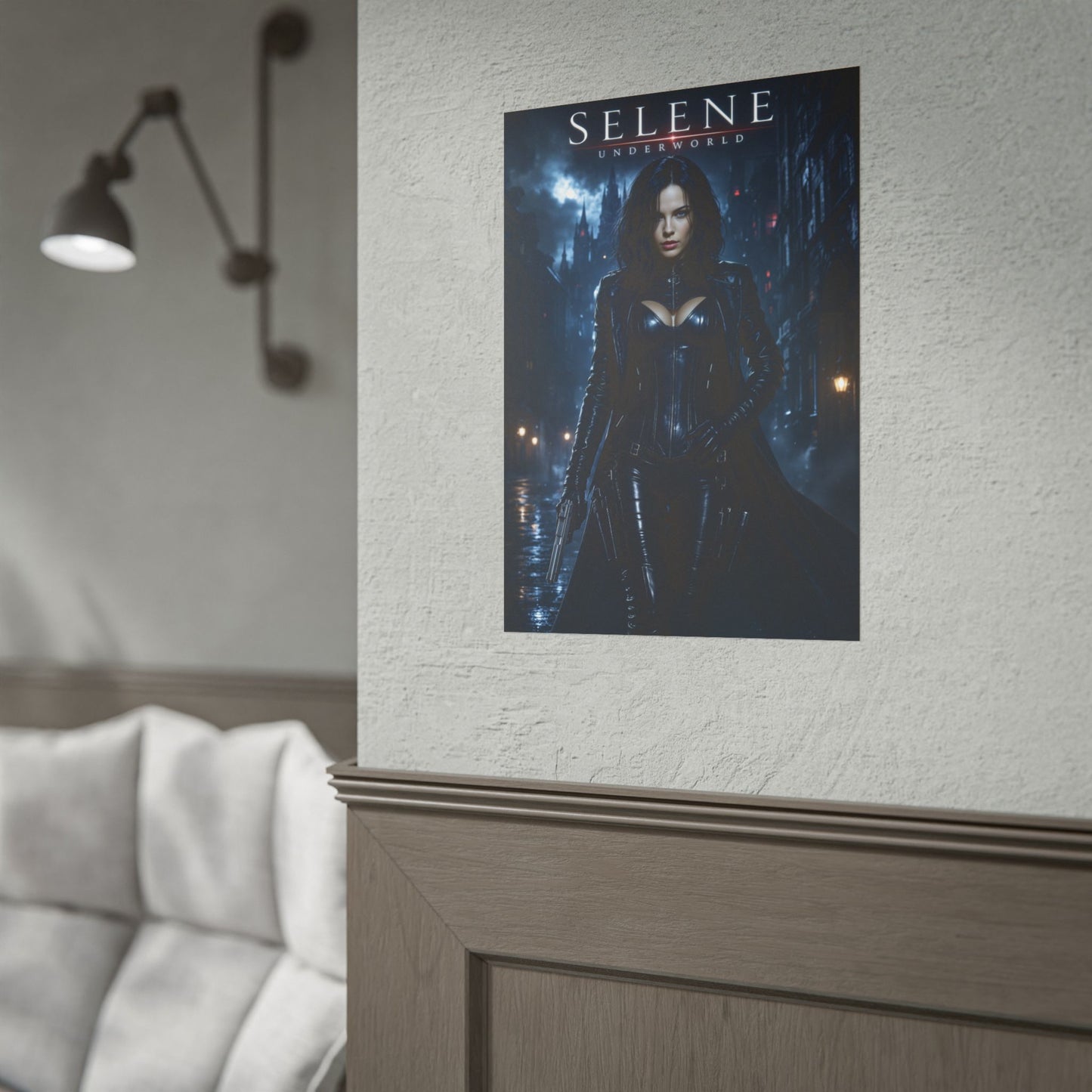 Selene Underworld Poster, Gothic Wall Art, Vampire Print, Room Decor