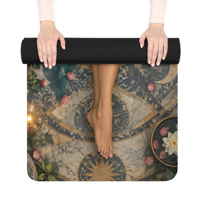 24x72 Fantasy Princess Yoga Mat Microfiber Suede Exercise Pilates Mat