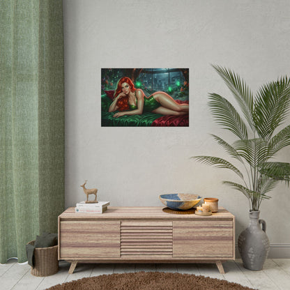 Poison Ivy Poster, DC Comics Wall Art, Fantasy Print Decor