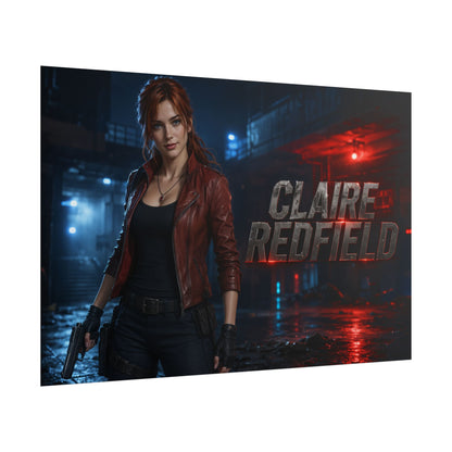 Claire Redfield Character Wall Art Gaming Poster Office Room Decor Gift