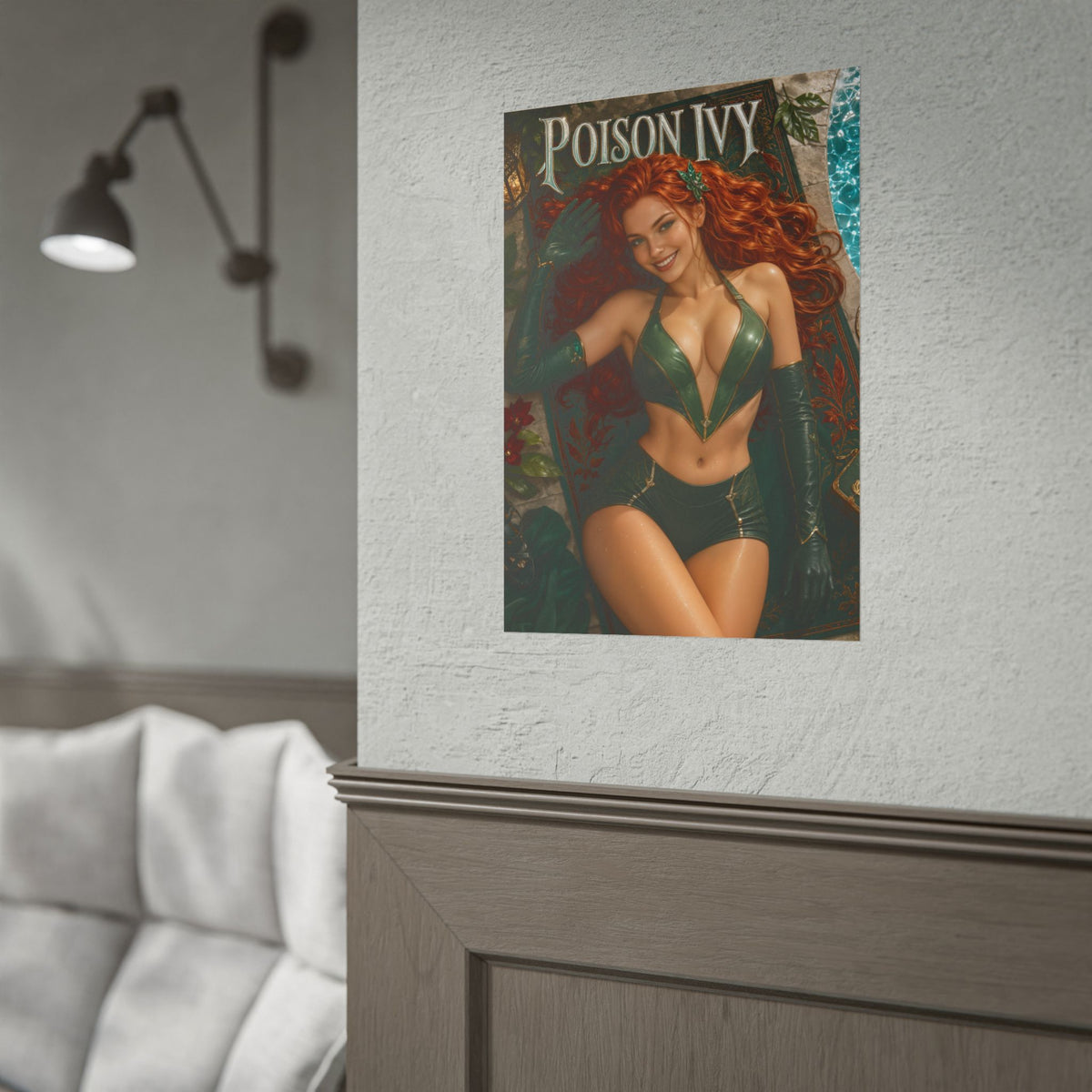 Poison Ivy Comic Poster Character Wall Art Collector Room Decor Art Print