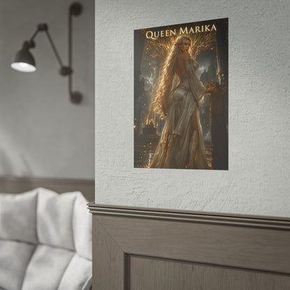 Queen Marika Poster, Elden Ring Wall Art, Fantasy Art Print, Room Decor