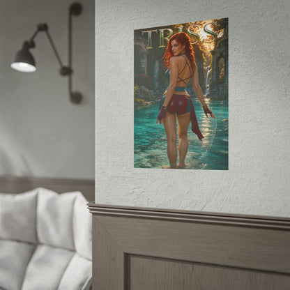 Triss Merigold The Witcher Wall Art Poster Fantasy Bedroom Decor Character Print