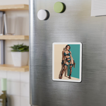 Магніт Лара – сексуальний аніме-магніт із розкрадачки гробниць, декор із гарячою дівчиною-авантюристкою