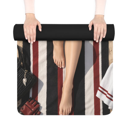 Tifa Lockhart Rubber Yoga Mat 24x72 Fitness Pilates Stretching Mat