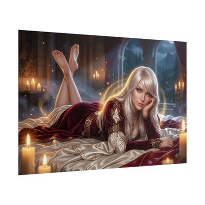 Keira Metz Poster, The Witcher Wall Art, Fantasy Print Decor