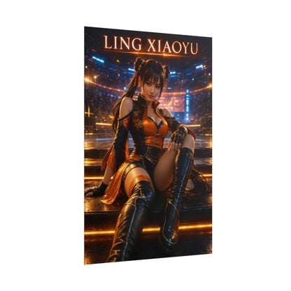 Ling Xiaoyu Tekken Poster Fighting Game Wall Art Print Decor