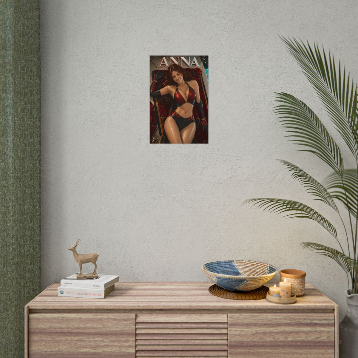 Fantasy Wall Art Anna Frozen Poster Room Decor Collector Gift Art Print
