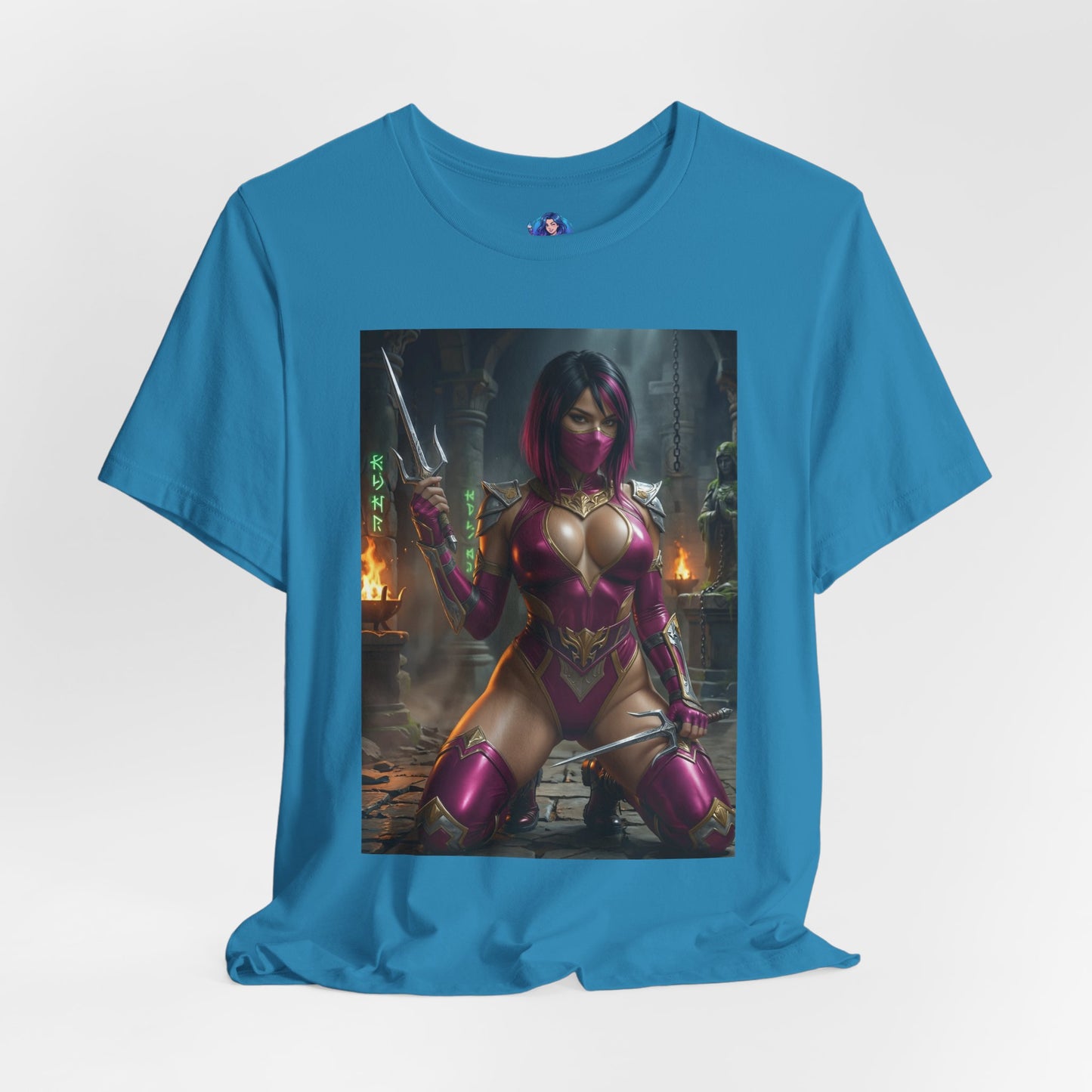 Mileena Mortal Kombat T-Shirt | Kampfspiel-Shirt für Gamer &amp; Anime-Fans