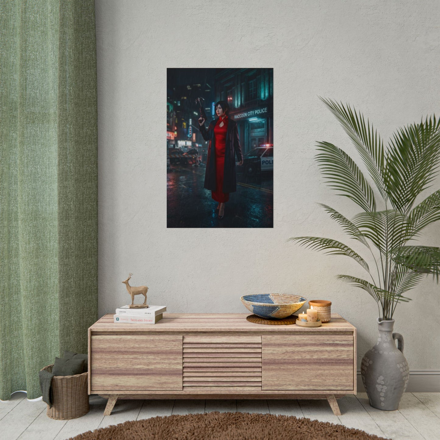 Ada Wong Poster – Iconic Action Heroine Wall Art for Gamer Room Decor