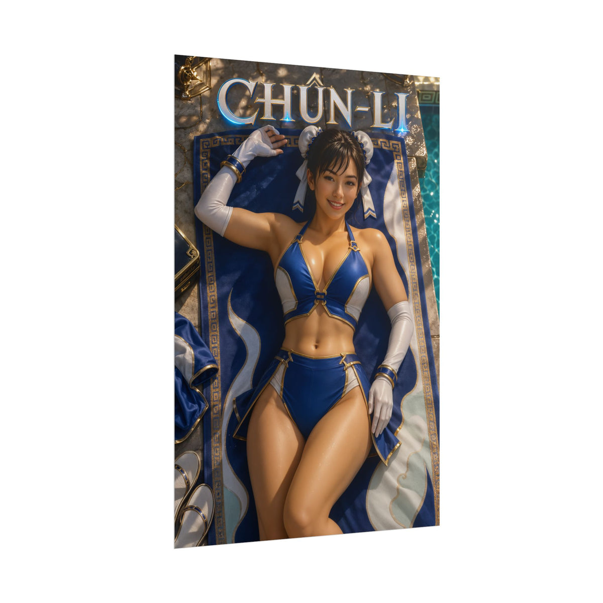 Chun Li Street Fighter Poster PC Gaming Wall Decor Bedroom Art Collector Gift