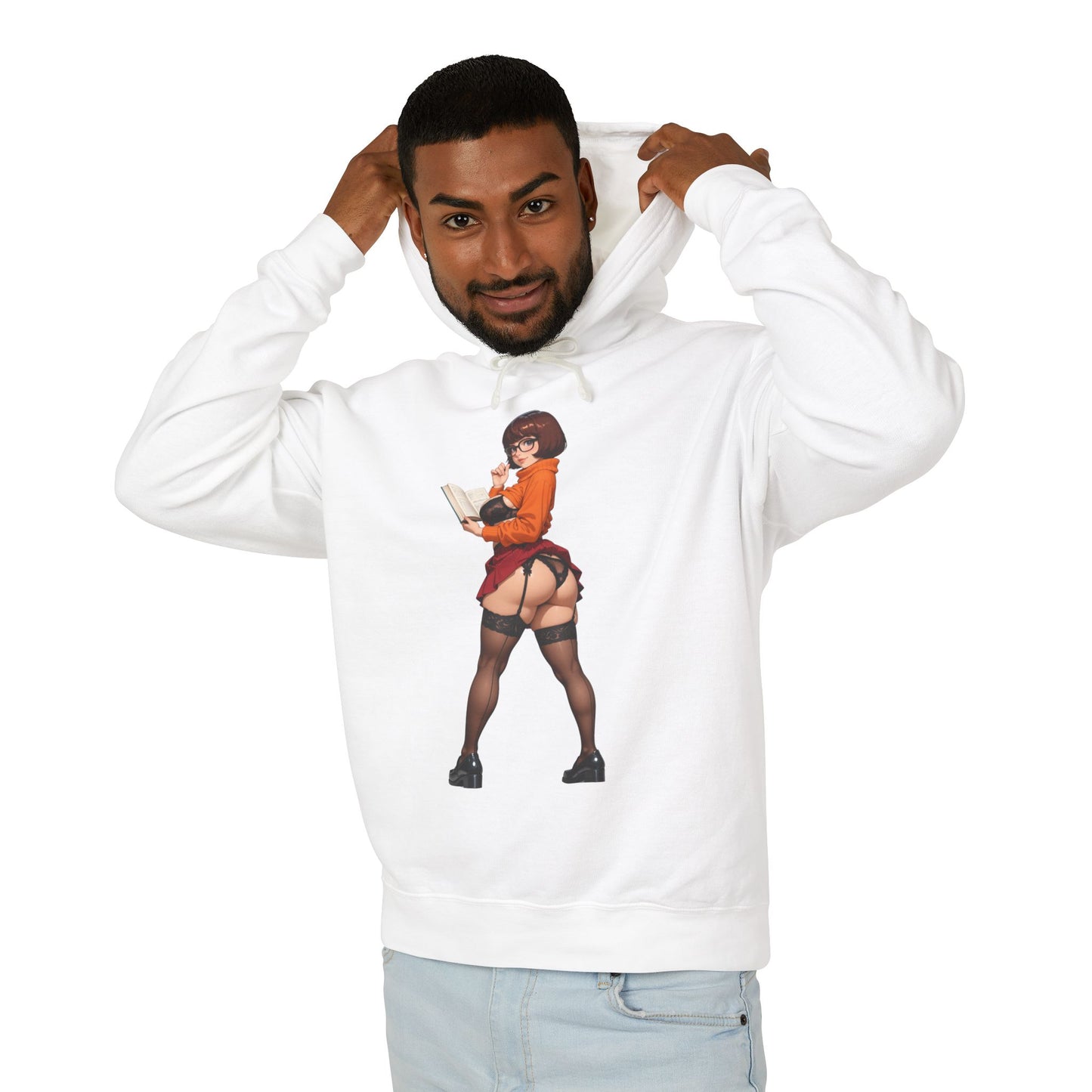Velma-Hoodie | Niedlicher Cartoon-Hoodie | Anime-Pullover mit mysteriösem Mädchen