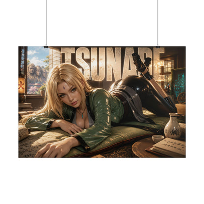 Tsunade Character Poster Naruto Anime Wall Decor Collectible Art Print