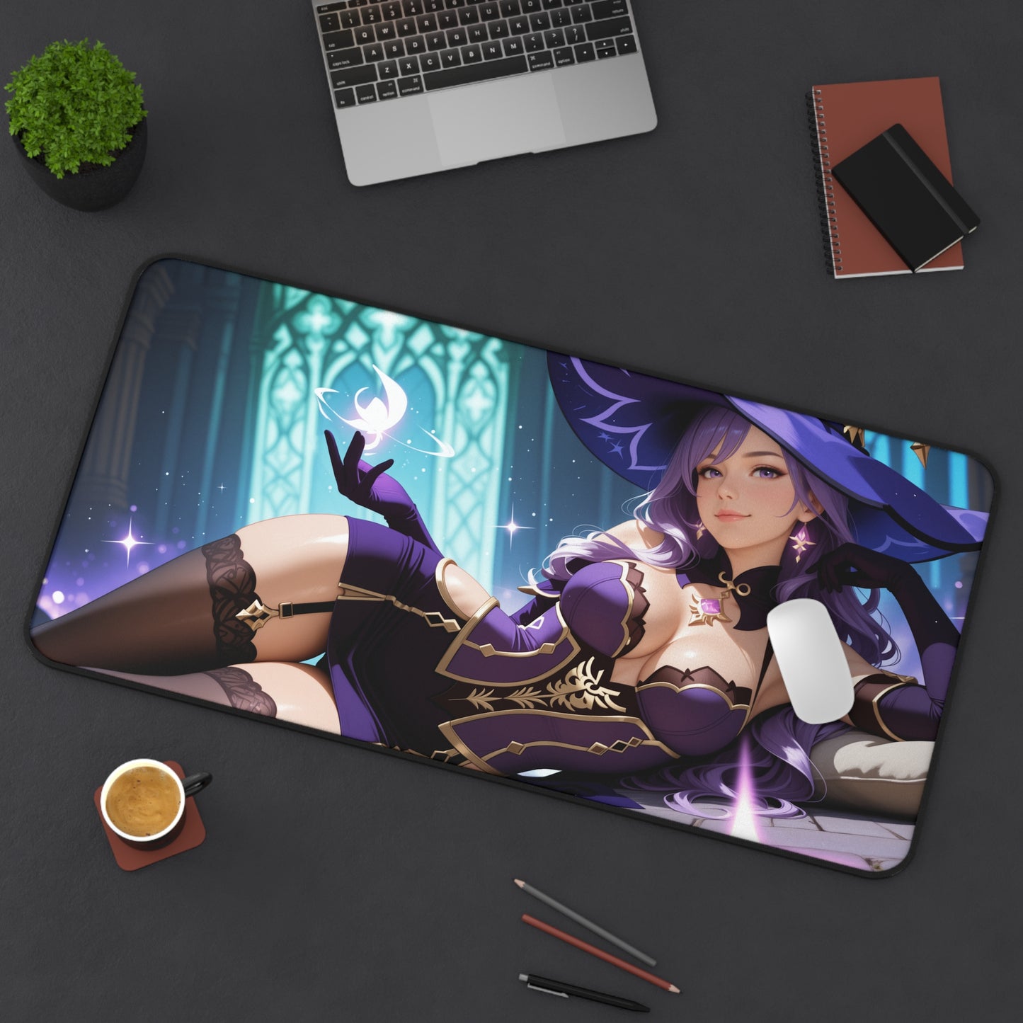 Килимок для столу Lisa Minci, килимок для миші Genshin Impact Heroine, налаштування ігрового столу для аніме