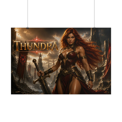 Thundra Comic Poster Character Wall Art Collector Room Decor Art Print