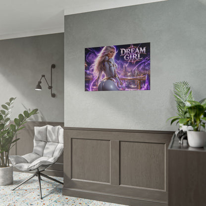 Dream Girl Character Poster Comic Style Wall Decor Bedroom Collector Gift
