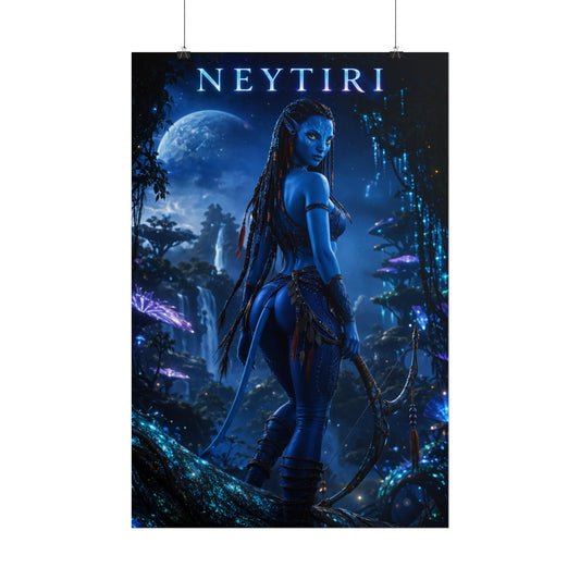 Avatar Neytiri Poster Pandora Wall Art Movie Print Decor