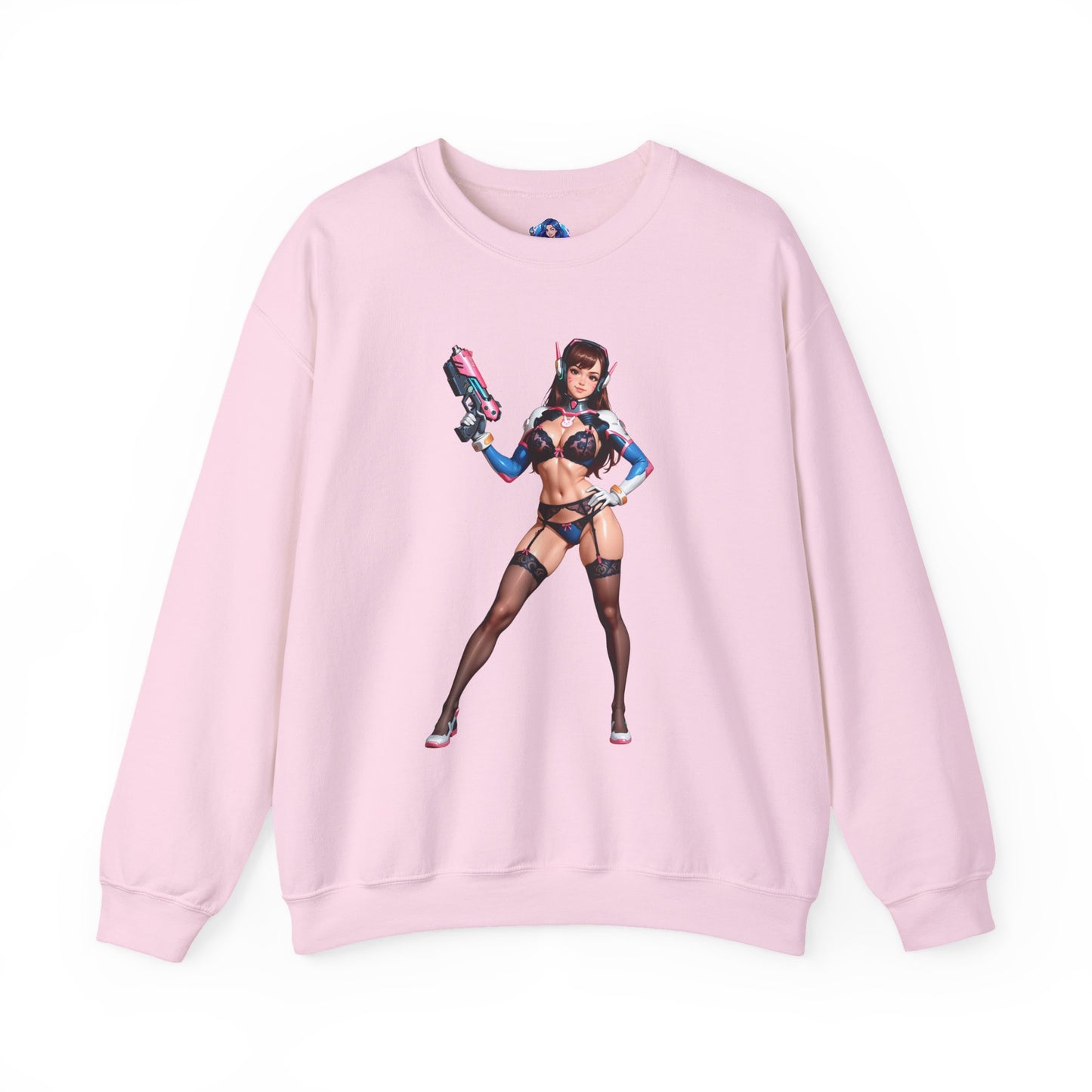 Толстовка D.Va, футболка Overwatch Crewneck, ігровий одяг для фанатів та гравців кіберспорту
