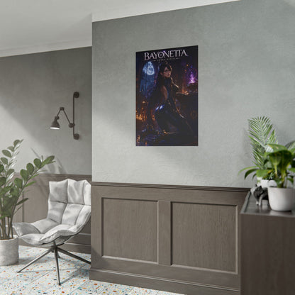 Bayonetta Poster, Gaming Wall Art, Fantasy Print, Gamer Decor