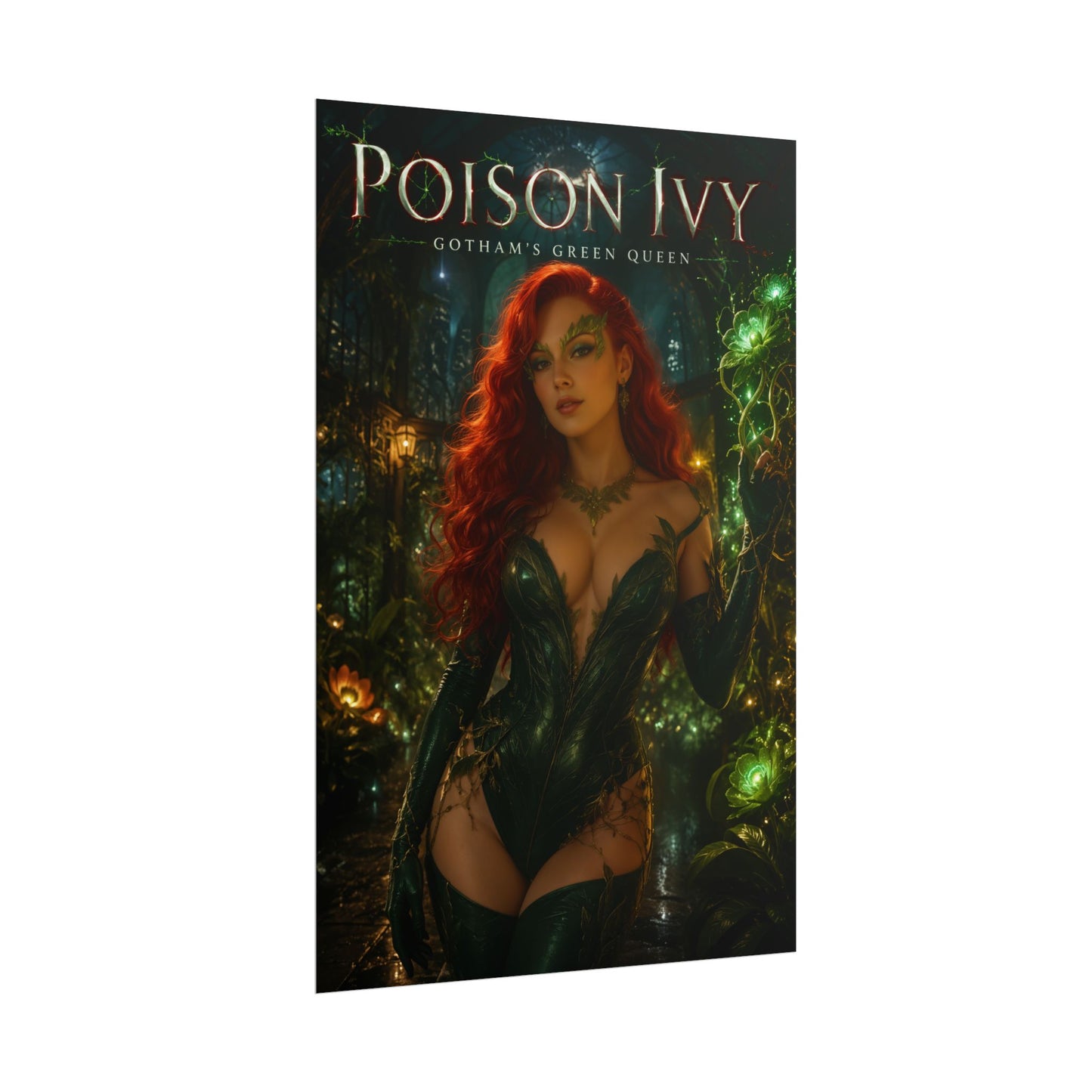 Poison Ivy Poster, DC Comics Wall Art, Superhero Print, Room Decor