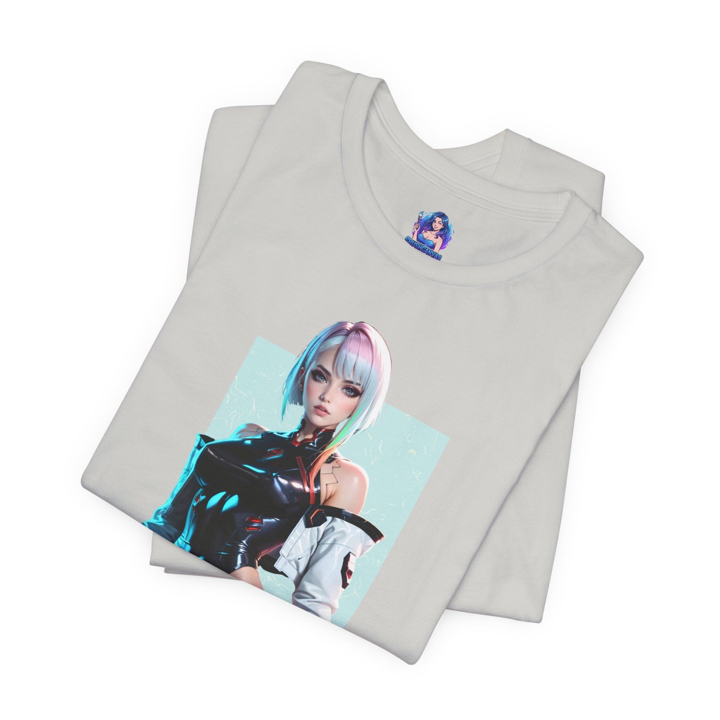 Lucy Edgerunners T-Shirt | Cyberpunk-Anime-Shirt für Gamer und Otaku-Fans | Neon-Waifu-Shirt