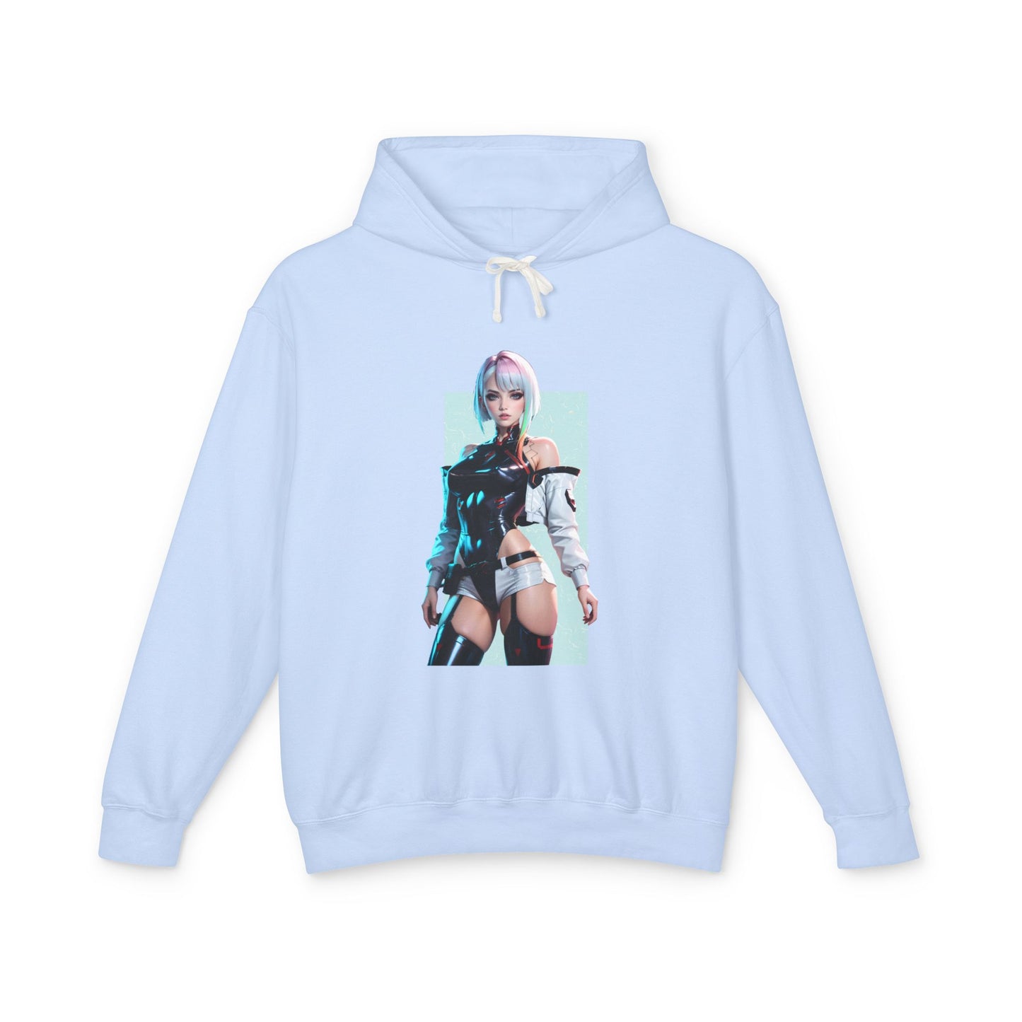 Худі Люсі | Худі з кіберпанком Edgerunners | Пуловер з аніме-принтом Netrunner
