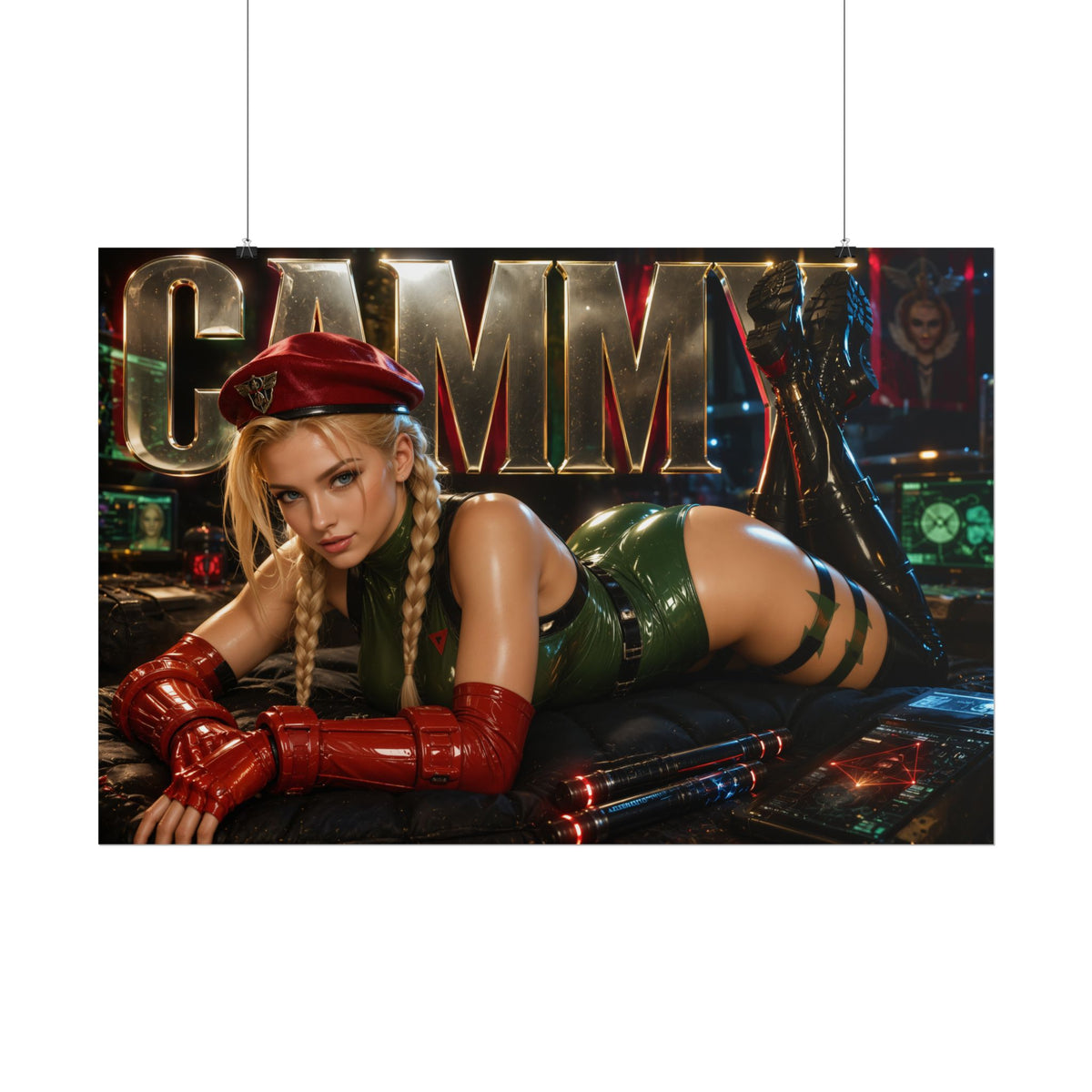Cammy White Street Fighter Wall Art Poster Gaming Decor Collectible Gamer Gift