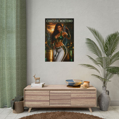 Christie Monteiro Poster, Tekken Wall Art, Gaming Poster, Room Decor