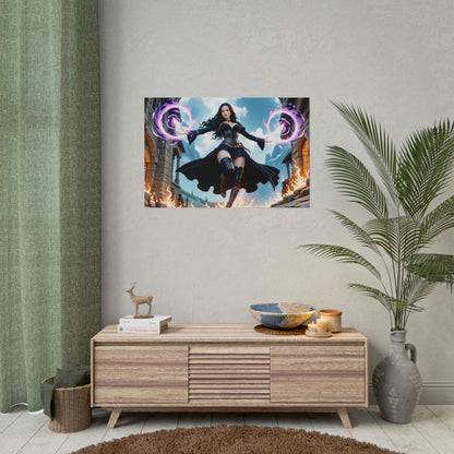 Постер аніме Єнніфер | Настінне мистецтво чарівниці Вайфу для отаку та фентезійного декору