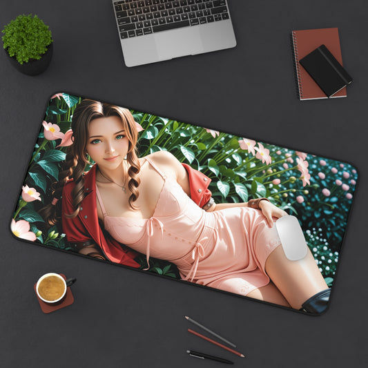 Килимок для столу Aerith Gainsborough, килимок для миші у фентезійній RPG-діловій атмосфері для дівчат, налаштування ігрового столу
